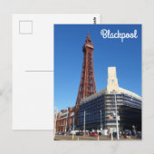 Briefkaart Blackpool Tower (Voorkant / Achterkant)