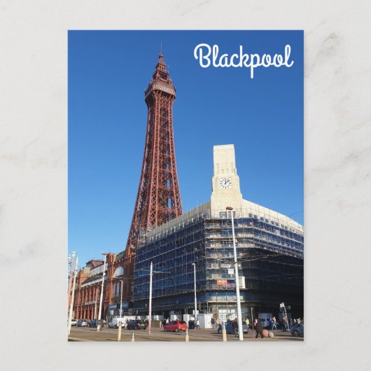 Briefkaart Blackpool Tower (Voorkant)