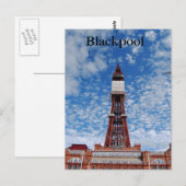Briefkaart Blackpool Tower (Voorkant / Achterkant)