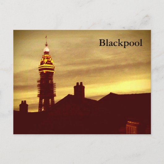 Briefkaart Blackpool Tower (Voorkant)