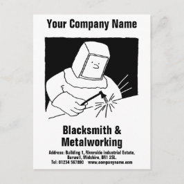 Briefkaart Blacksmith & Metalworking Services