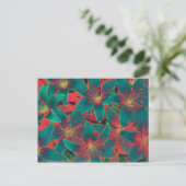 Briefkaart Blauwe Lilies (Staand voorkant)