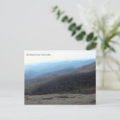 Briefkaart Blauwe Ridge Mountains (Staand voorkant)