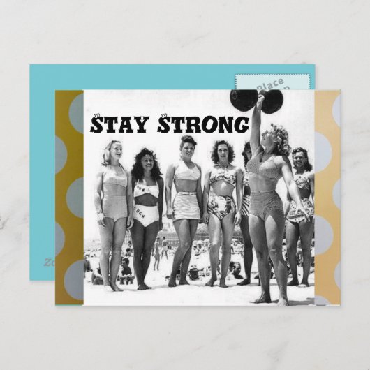 Briefkaart blijft sterk (Voorkant / Achterkant)