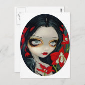 briefkaart "Bloedorchidee" (Voorkant / Achterkant)