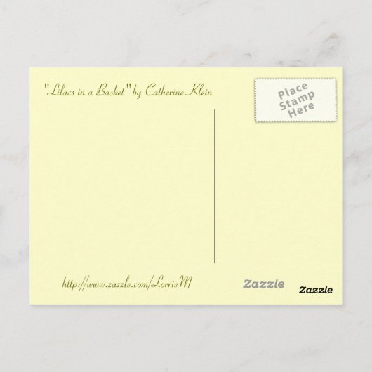 Briefkaart bloemen (Achterkant)