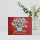 Briefkaart BLOEMEN (Staand voorkant)