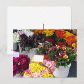 Briefkaart - Bloemenmarkt (Voorkant / Achterkant)