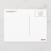Briefkaart: "Bloemspin" Briefkaart (Achterkant)
