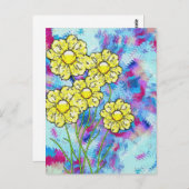 Briefkaart bloesems (Voorkant / Achterkant)