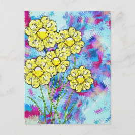 Briefkaart bloesems