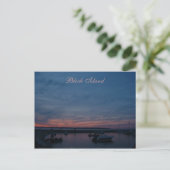 Briefkaart Blok Island (Staand voorkant)