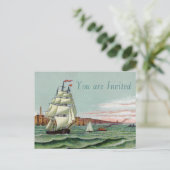 Briefkaart Blok Island (Staand voorkant)