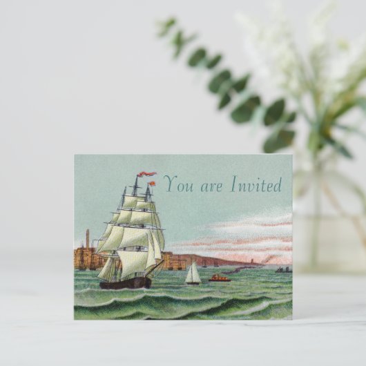 Briefkaart Blok Island (Staand voorkant)