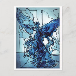 Briefkaart Blue Angel