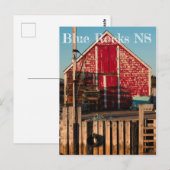 Briefkaart - Blue Rocks NS (Voorkant / Achterkant)