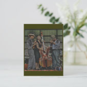 Briefkaart Bluegrass Trio (Staand voorkant)