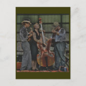 Briefkaart Bluegrass Trio (Voorkant)