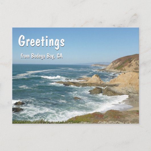 Briefkaart Bodega Bay (Voorkant)