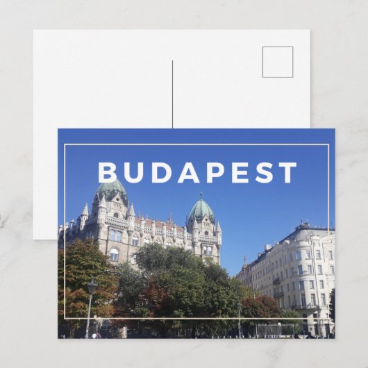Briefkaart Boedapest (Voorkant / Achterkant)