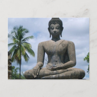 Briefkaart Boeddha Statue