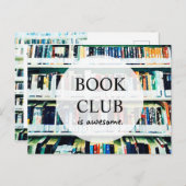 Briefkaart Boekclub (Voorkant / Achterkant)