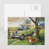 briefkaart "BOERDERIJ" (Voorkant / Achterkant)