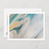 Briefkaart Boho Blue 4,25 x 5,6 inch (Voorkant / Achterkant)