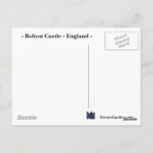 Briefkaart Bolton Castle (Achterkant)