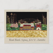 Briefkaart | Bondi Nights | Bondi Beach, Australië (Voorkant)