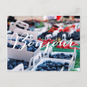 Briefkaart Bonjour Berries (Voorkant)