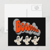 Briefkaart Boo Ghosts (Voorkant / Achterkant)