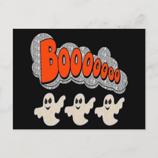 Briefkaart Boo Ghosts (Voorkant)