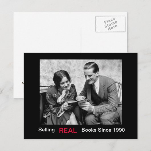 briefkaart bookstore pieping west virginia (Voorkant / Achterkant)