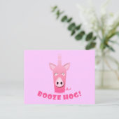 BRIEFKAART BOOZE HOG (Staand voorkant)