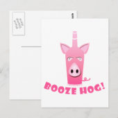 BRIEFKAART BOOZE HOG (Voorkant / Achterkant)