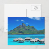 Briefkaart Bora, Sous-Le-Vent, Frans-Polynesië (Voorkant / Achterkant)