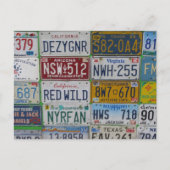 Briefkaart Borden auto (Voorkant)