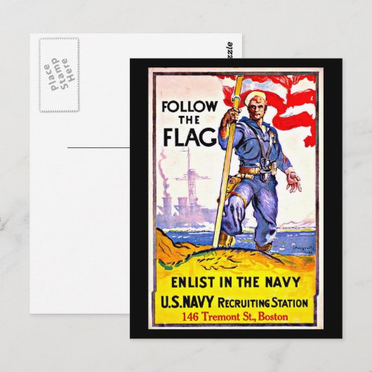 Briefkaart- Boston Artwork-32 Briefkaart (Voorkant / Achterkant)