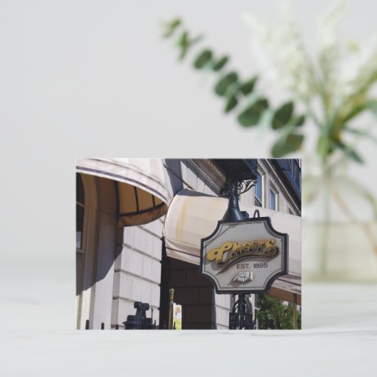 Briefkaart Boston Cheers (Staand voorkant)