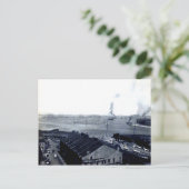 briefkaart Boston Harbour 1906 (Staand voorkant)