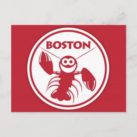 Briefkaart Boston Lobster (Voorkant)