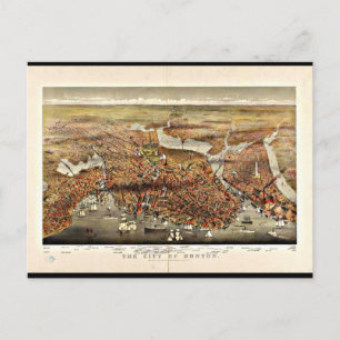 Briefkaart- Boston Maps-7 Briefkaart