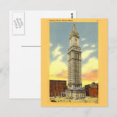 Briefkaart, Boston, Massachusetts Briefkaart (Voorkant / Achterkant)