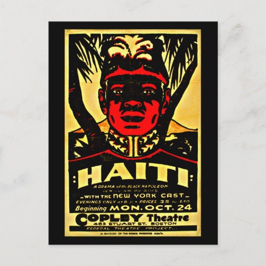 Briefkaart-Boston WPA Posters-1 Briefkaart (Voorkant)