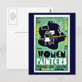 Briefkaart-Boston WPA Posters-4 Briefkaart (Voorkant / Achterkant)