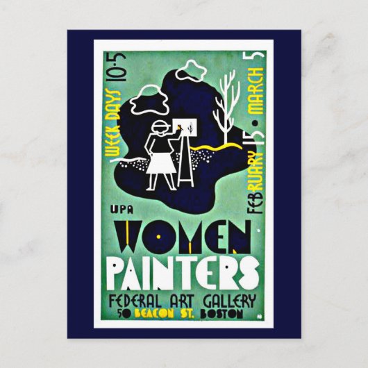 Briefkaart-Boston WPA Posters-4 Briefkaart (Voorkant)