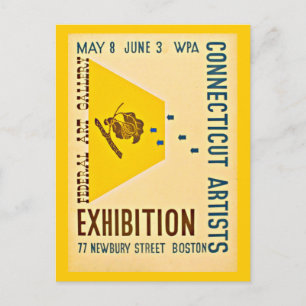 Briefkaart-Boston WPA Posters-6 Briefkaart