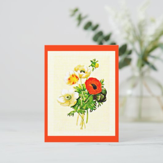 Briefkaart-Botanicals-Pierre Joseph Redoute 24 Briefkaart (Staand voorkant)