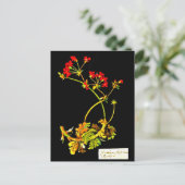 Briefkaart-Botanische Kunst-Mary Delany 19 Briefkaart (Staand voorkant)
